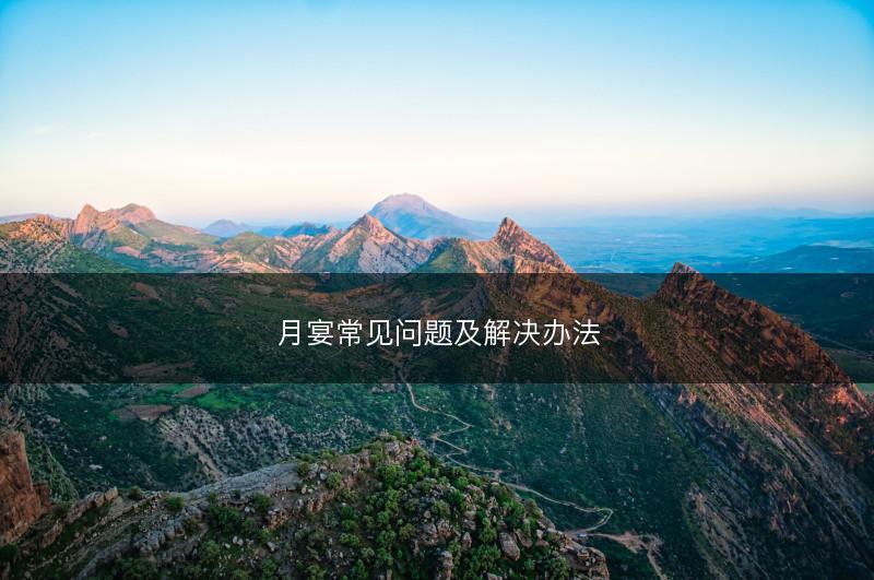 月宴常见问题及解决办法(图1)