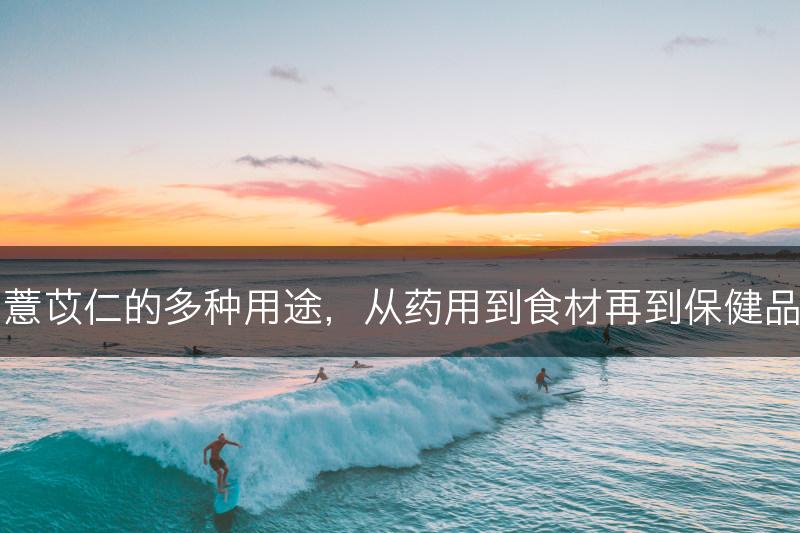 薏苡仁的多种用途，从药用到食材再到保健品(图1)