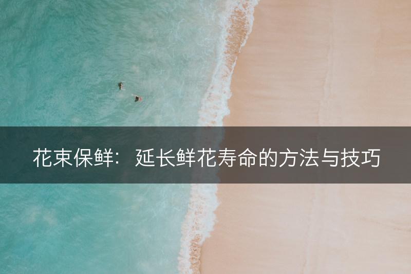 花束保鲜：延长鲜花寿命的方法与技巧(图1)