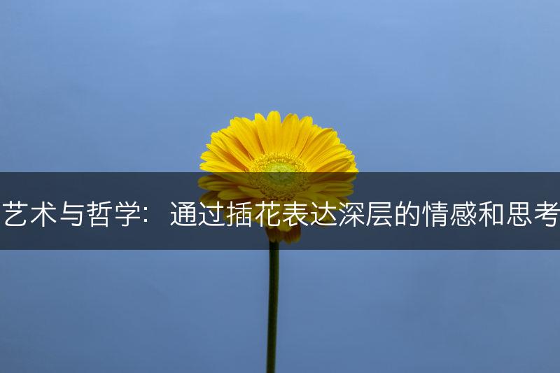 艺术与哲学：通过插花表达深层的情感和思考(图1)
