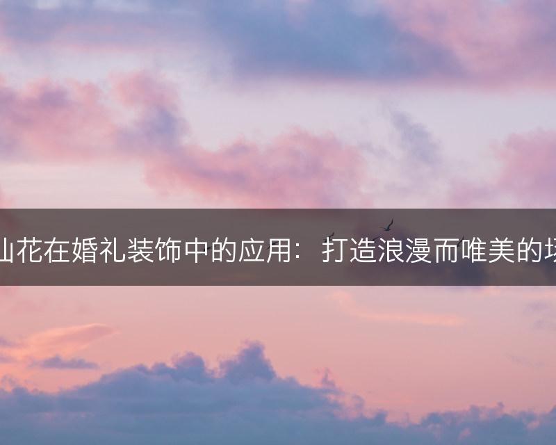 水仙花在婚礼装饰中的应用：打造浪漫而唯美的场景(图1)