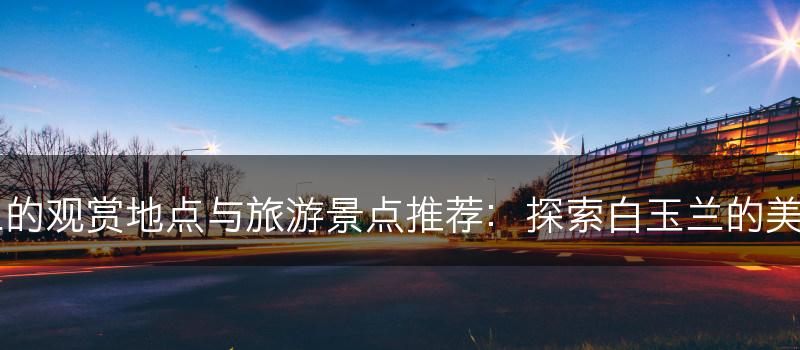 白玉兰的观赏地点与旅游景点推荐：探索白玉兰的美丽花园(图1)