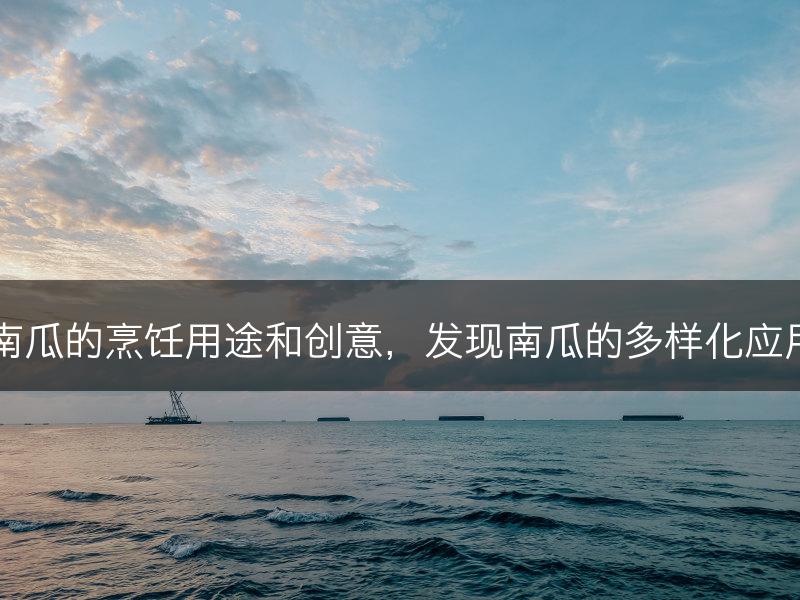 南瓜的烹饪用途和创意，发现南瓜的多样化应用(图1)