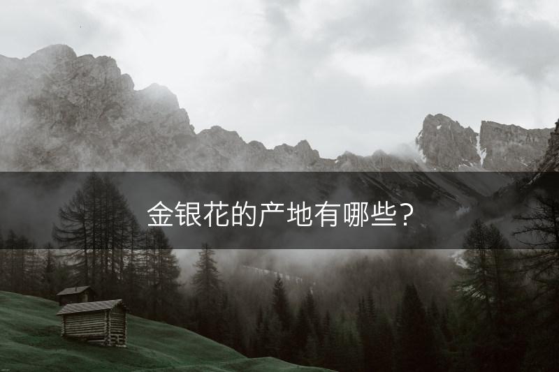 金银花的产地有哪些？(图1)