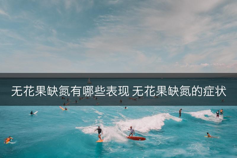 无花果缺氮有哪些表现 无花果缺氮的症状(图1)