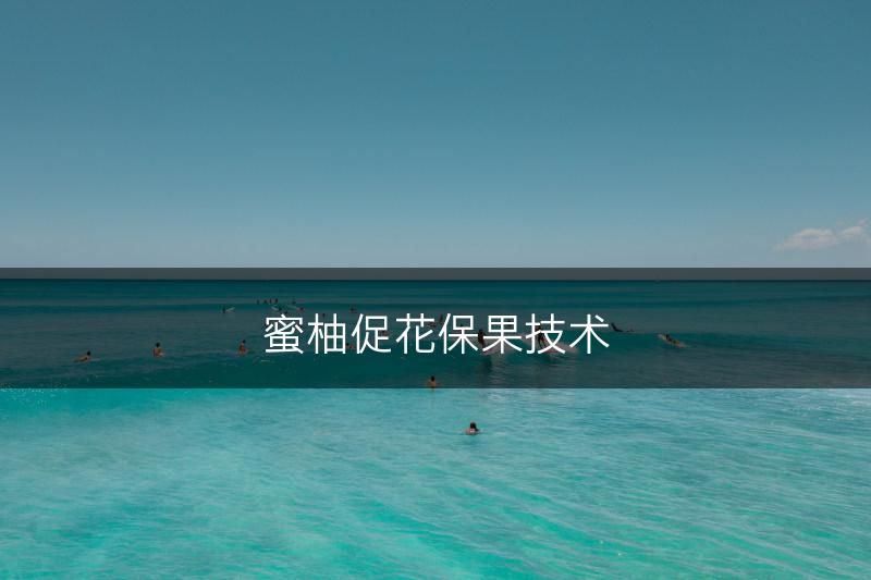 蜜柚促花保果技术(图1)