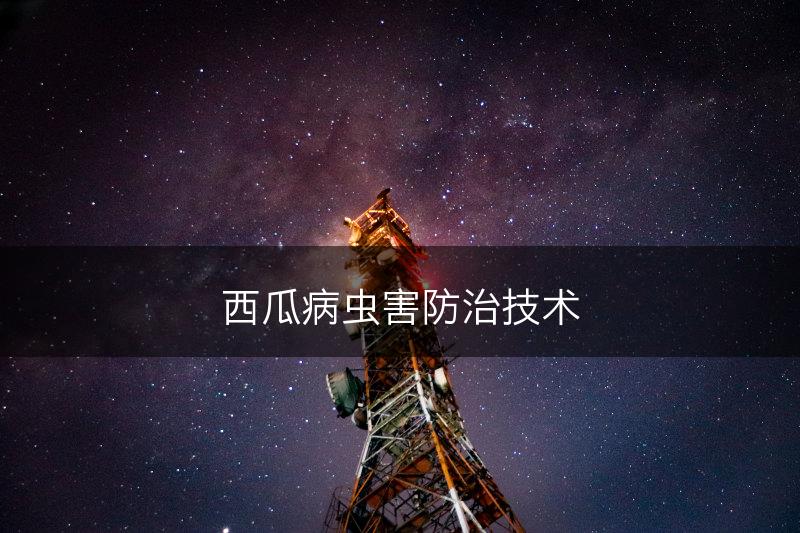 西瓜病虫害防治技术(图1)
