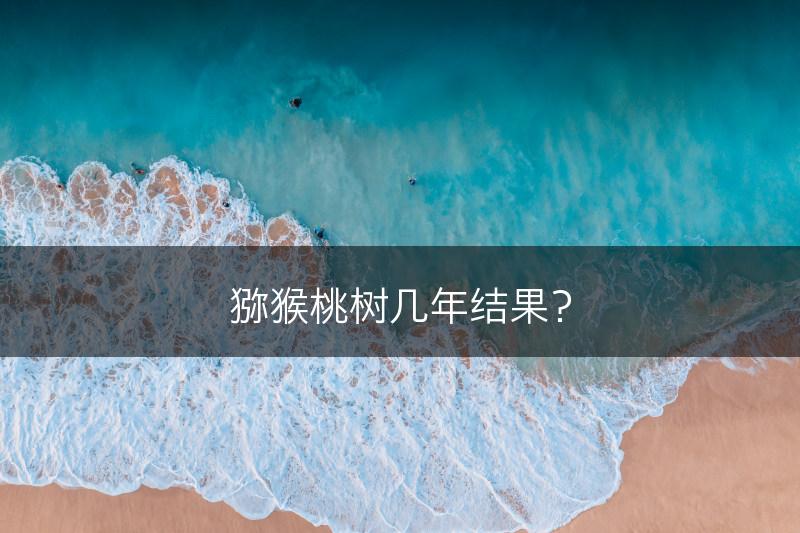 猕猴桃树几年结果？(图1)
