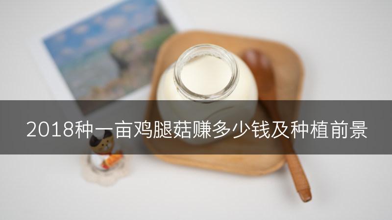 2018种一亩鸡腿菇赚多少钱及种植前景(图1)