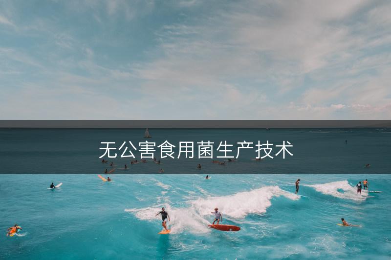 无公害食用菌生产技术(图1) 无公害食用菌生产技术(图1)