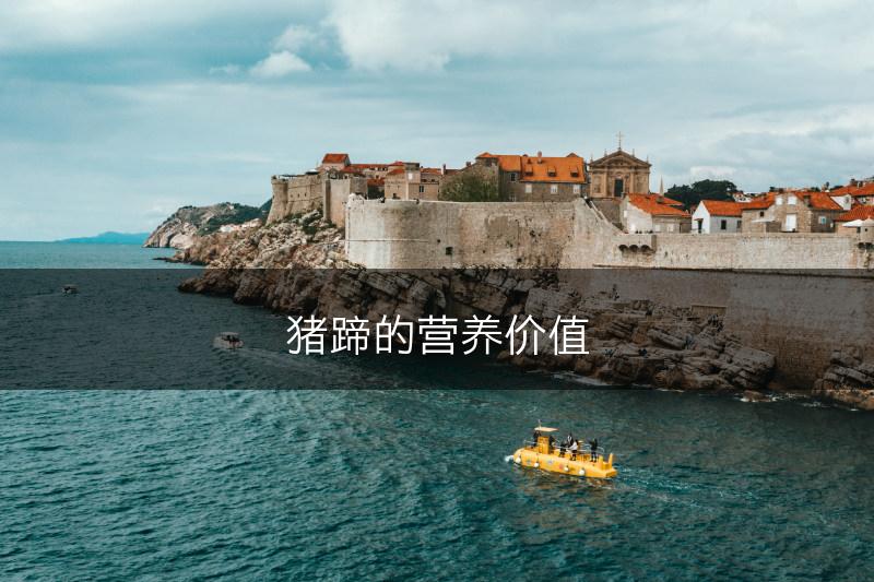 猪蹄的营养价值(图1)